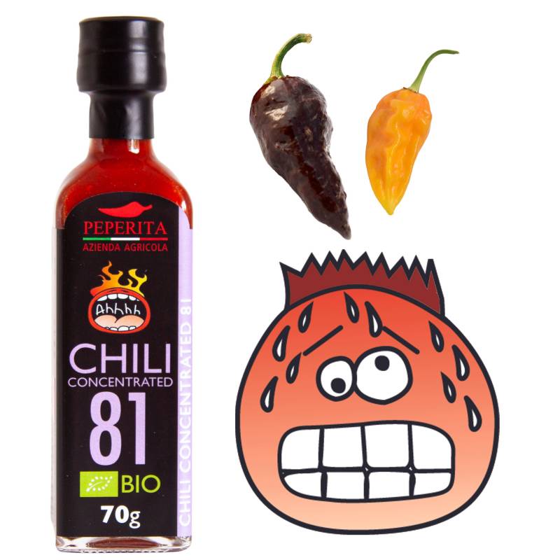 Scharfe Soße 81/100 mit Bio-Chili