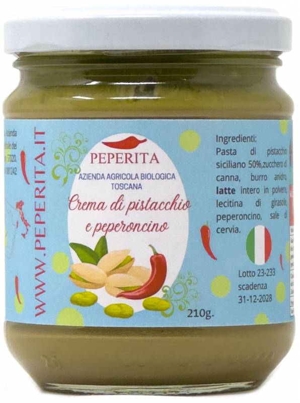 Pistachio cream with BIO Chili Peperita