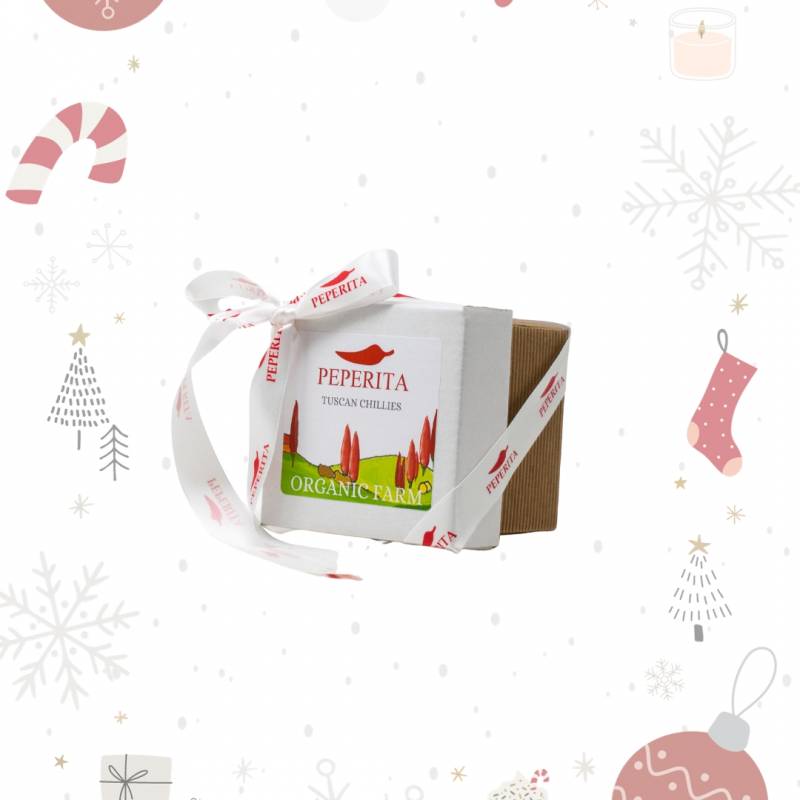Gift box with organic cayenne paté