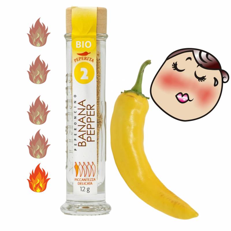 Banana Pepper Bio-Chilipulver - N.2