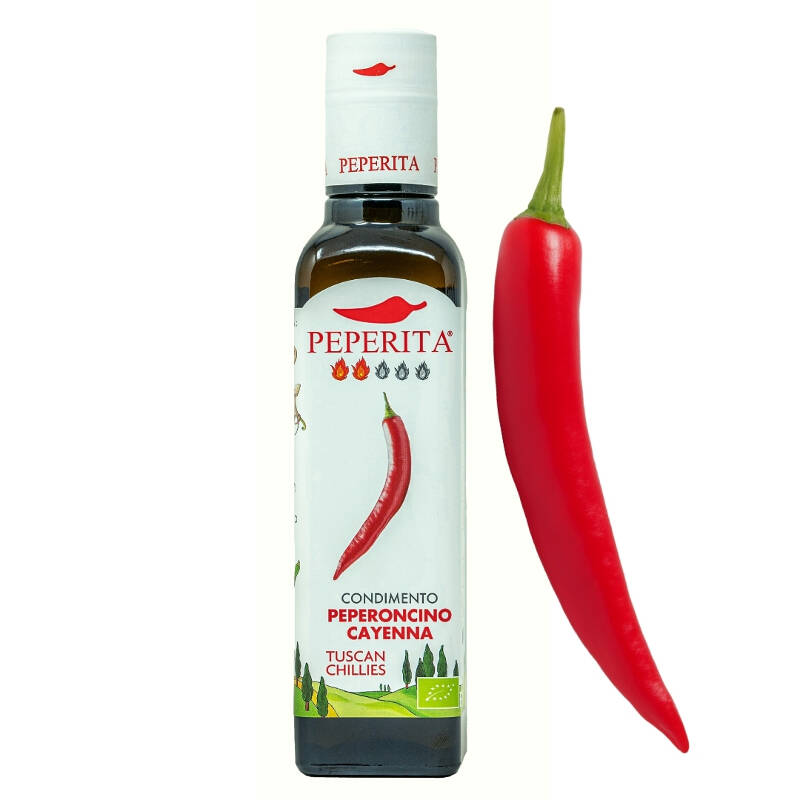 EVO Oil Dressing flavored with Organic Chillies