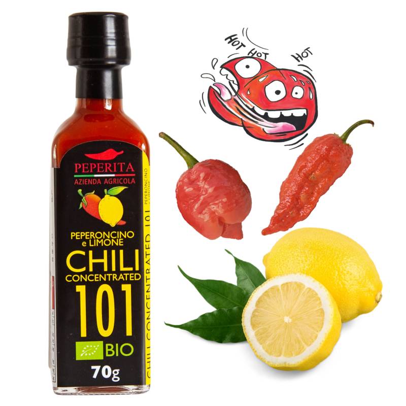 Spicy Lemon Sauce 101/100 made with Organic Chilli