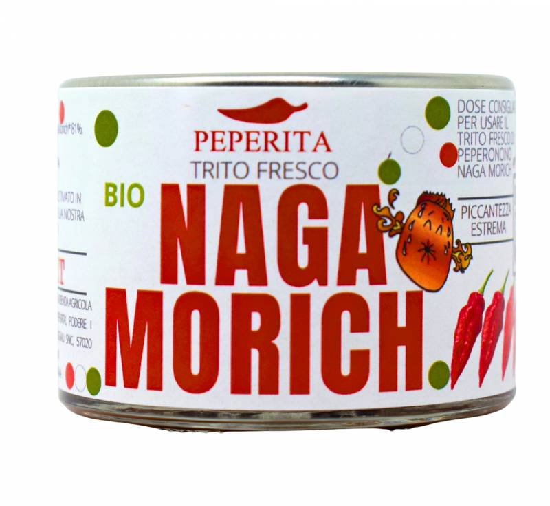 Fresh Chopped Organic Naga Morich