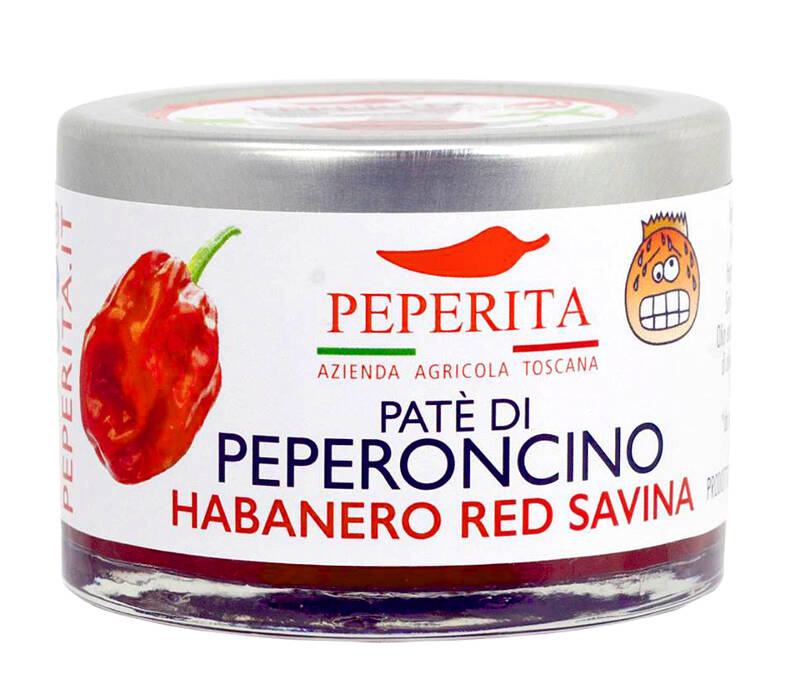 Organic Habanero Red Savina Chilli Patè with EVO Oil and Salt