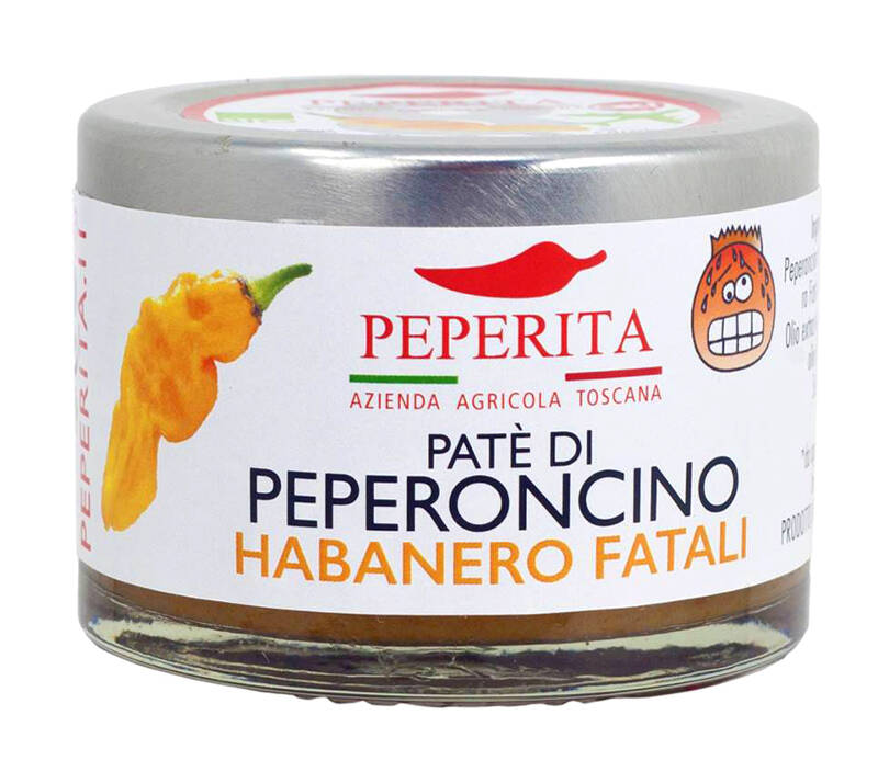Organic Habanero Fatali Chilli Patè with EVO Oil and Salt